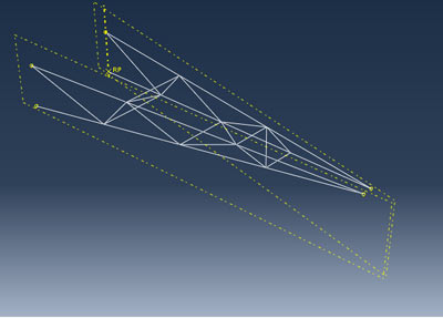 آموزش اباکوس تحلیل سازه جرثقیل با سه مقطع و پروفیل 